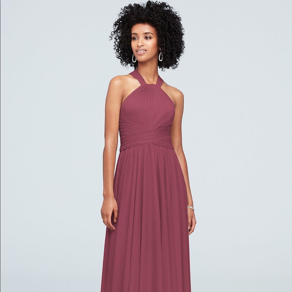 David’s Bridal Bridesmaid Dress - Chianti - F19931